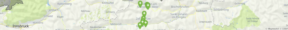 Map view for Pharmacies emergency services nearby Maishofen (Zell am See, Salzburg)